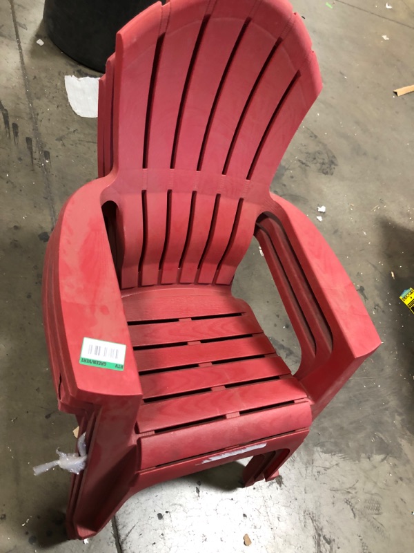 Photo 4 of 3 pack - RealComfort Chili Patio Adirondack Chair
