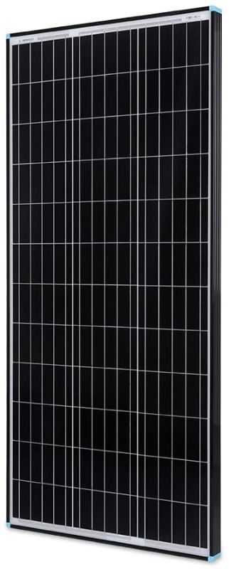 Photo 1 of Renogy 100W Solar Panel 12 Volt Monocrystalline Sleek with High-Efficiency Module PV Power RV Marine Boat Off Grid, Black Frame
