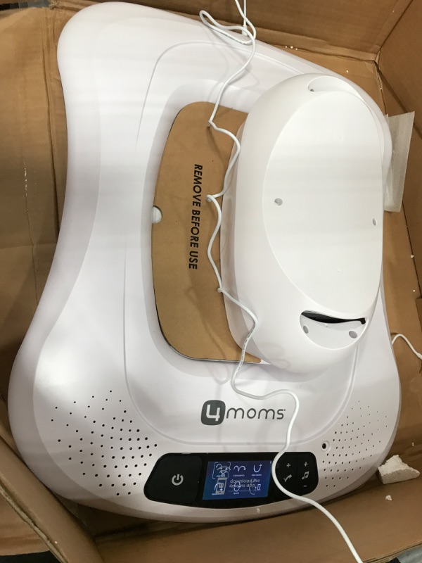 Photo 2 of 4moms MamaRoo®4 5 Unique Motions Bluetooth Enabled Baby Swing Grey Classic
