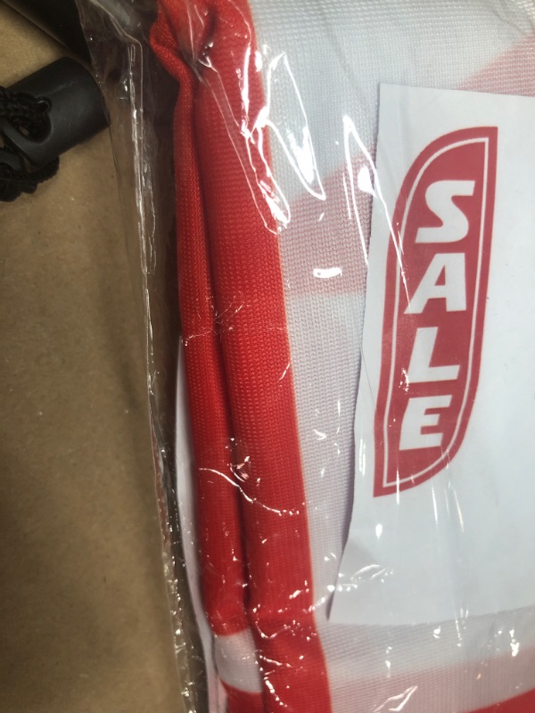 Photo 2 of ***ITEM DIFFERENT FROM STOCK PHOTO** 5FT FLAGPOLE RED SALE SIGN