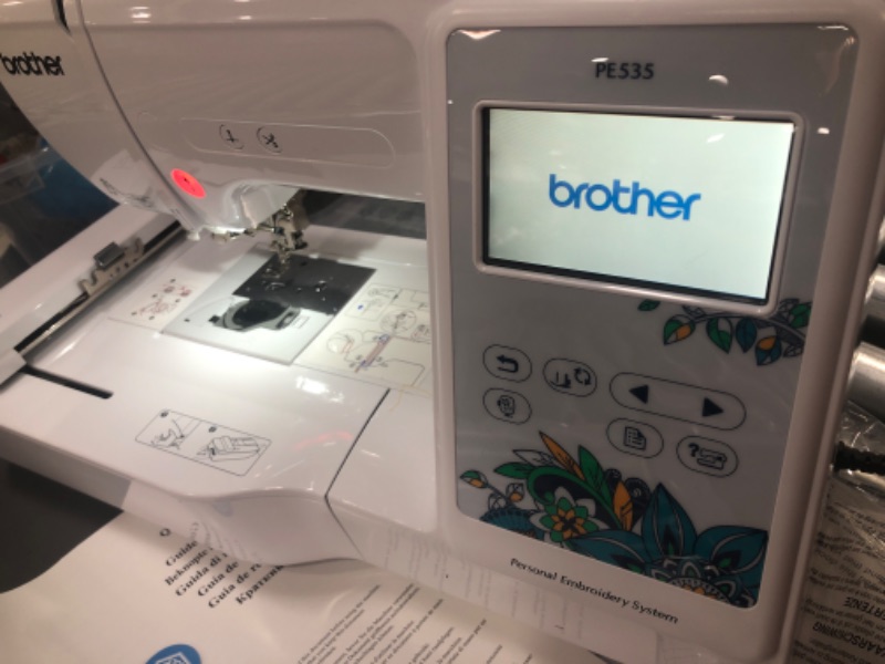 Photo 5 of Brother PE535 Embroidery Machine with Touchscreen Display
