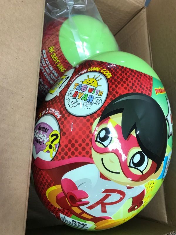 Photo 2 of **CASE OF 2** Ryan's World TAG with Ryan Giant Egg (Target Exclusive)
