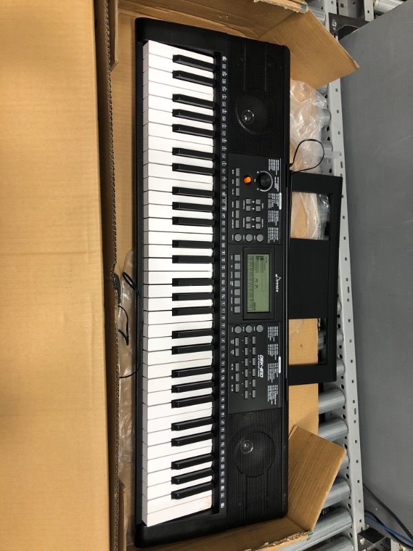 Photo 2 of ***PARTS ONLY*** Donner Keyboard Piano, 61 Key Piano Keyboard for Beginner/Professional, Electric Piano with Music Stand, Microphone and Piano App, Supports MP3/USB MIDI/Audio/Microphone/Headphones/Sustain Pedal
