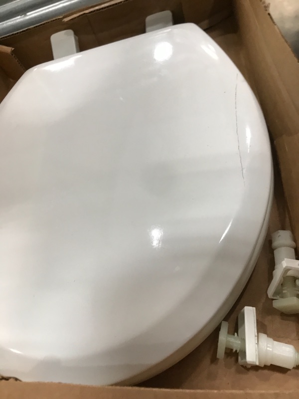 Photo 2 of  BR500-00 Executive Round Toilet Seat, White