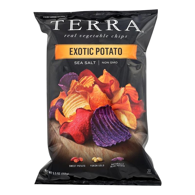 Photo 1 of ** EXP: 19 MAY 2022 **   ** NON-REFUNDABLE **   *** SOLD AS IS***
Terra Exotic Potato Chips, 5.5 Ounce - 12 per case
