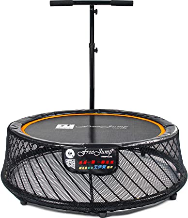 Photo 1 of Free Jump Springless 31 Inch Fitness Trampoline - Exercise Mini No Spring Trampoline with Adjustable Handle for Adults - Indoor/Outdoor Workout Trampoline Max Load 300lbs
