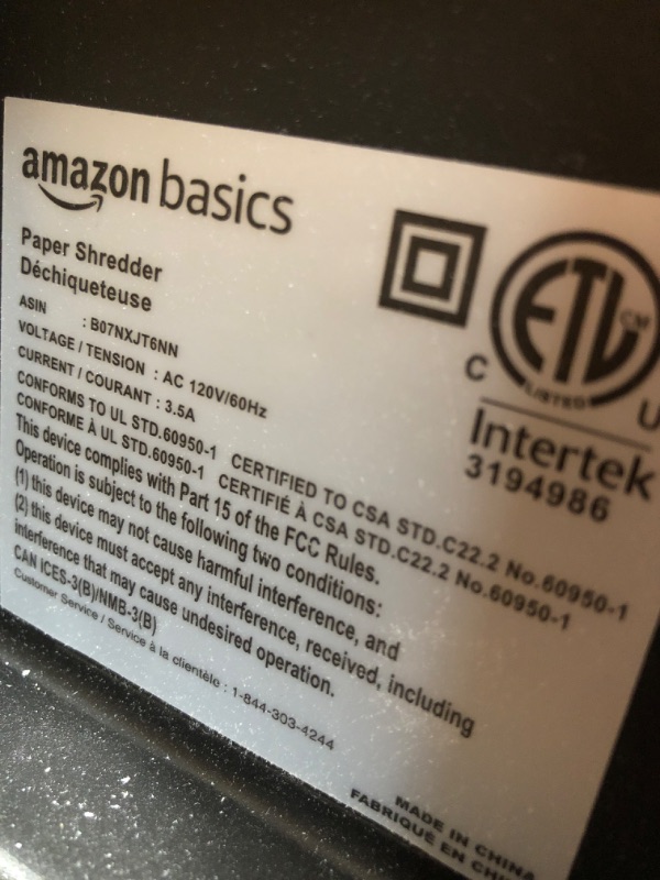Photo 4 of Amazon Basics 150-Sheet Autofeed Micro-Cut Paper Shredder & Office Desk Tape Dispenser - 3-Pack
