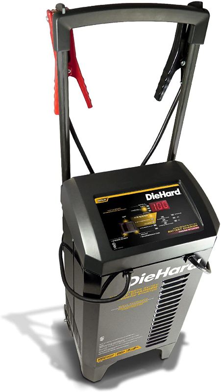 Photo 1 of DieHard 71341 6/12V Gold Smart Wheel Battery Charger and 50/250A Maintainer
