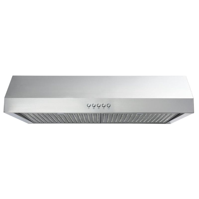 Photo 1 of Vissani 30 in. W Under Cabinet Range Hood in Stainless Steel, Silver
