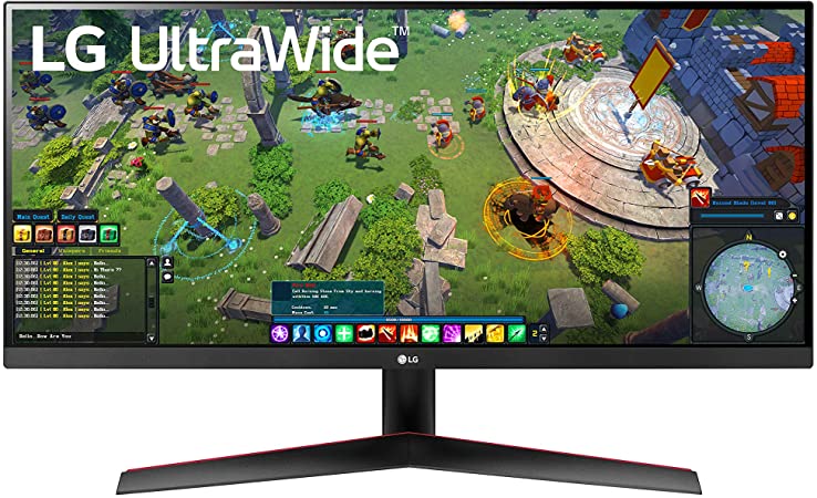 Photo 1 of LG 29WP60G-B UltraWide Monitor 29" 21:9 FHD (2560 x 1080) IPS Display, sRGB 99% Color Gamut, HDR 10, USB Type-C Connectivity, 3-Side Virtually Borderless Display - Black