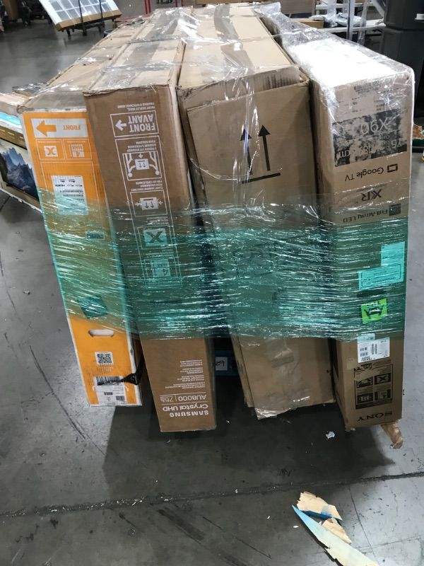 Photo 2 of PALLET OF ASSORTED DAMAGED TVS AND MONITORS SOLD AS IS NON REFUNDABLE
