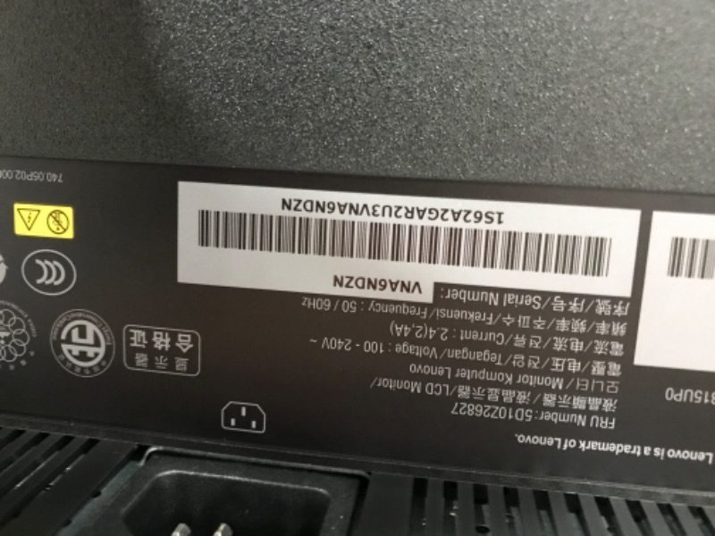 Photo 6 of Lenovo ThinkVision P32p-20 31.5-Inch LED Monitor, Black