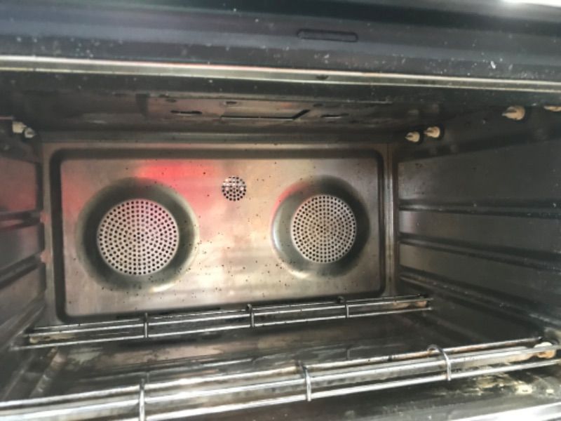 Photo 7 of PARTS ONLY DAMAGED 
June Oven Plus Bundle (3rd Gen); Countertop convection smart oven. Multiple appliances in one. Air fryer, slow cooker, dehydrator, convection oven, toaster oven, warming drawer, broiler, and more.