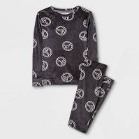 Photo 1 of 3 items 
Kids' Peace Signs Print Pajama Set - Cat & Jack™ Black x3
size 4t