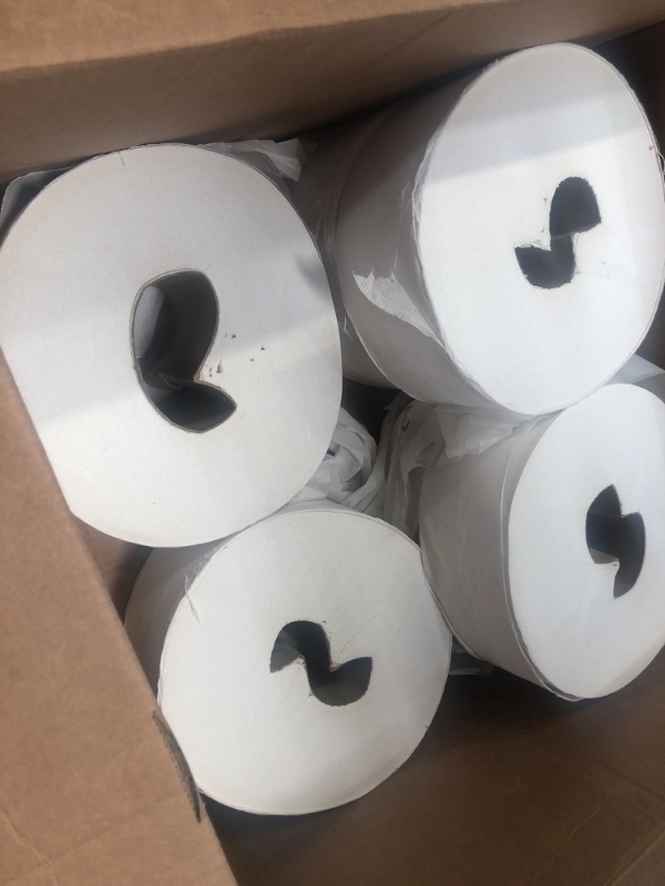 Photo 2 of (MISSING 6 ROLLS)
Scott Essential Jumbo Roll JR. Commercial Toilet Paper (67805), 100% Recycled Fiber, 2-PLY, White, 12 Rolls / Case, 1000' / Roll
