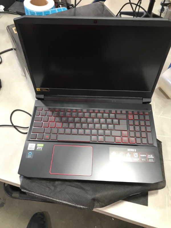 Photo 1 of PARTS ONLY DID NOT POWER ON NON REFUNDABLE 
Acer Nitro 5 AN515-55-53E5 Gaming Laptop | Intel Core i5-10300H | NVIDIA GeForce RTX 3050 Laptop GPU | 15.6" FHD 144Hz IPS Display | 8GB DDR4 | 256GB NVMe SSD | Intel Wi-Fi 6 | Backlit Keyboard