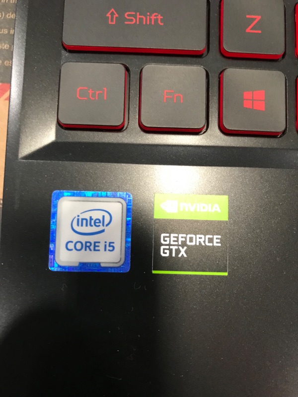Photo 1 of PARTS ONLY SCREEN DAMAGED SOLD AS IS NON REFUNDABLE 
Acer Nitro 5 Gaming Laptop, 9th Gen Intel Core i5-9300H, NVIDIA GeForce GTX 1650, 15.6" Full HD IPS Display, 8GB DDR4, 256GB NVMe SSD, Wi-Fi 6, Backlit Keyboard, Alexa Built-in, AN515-54-5812