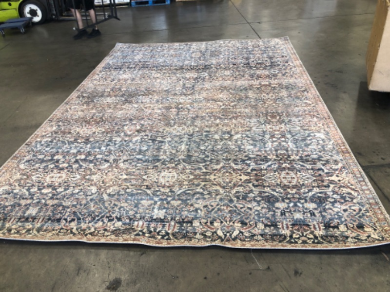 Photo 2 of (TORN BACK; DIRTY)
Amber Lewis x Loloi Georgie Collection GER-02 Ocean / Sand 10' x 14' Area Rug
