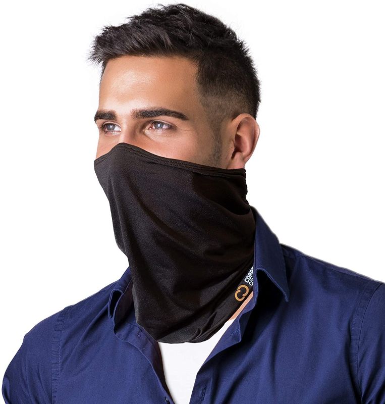 Photo 1 of Copper Compression Face Covering and Neck Gaiter for Men and Women Pack of 6 
