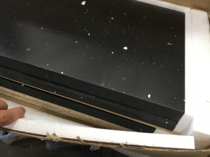 Photo 3 of ***INCOMPLETE BOX 1 OF 2***
Tvilum 8 Drawer Double Dresser, Black Matte
