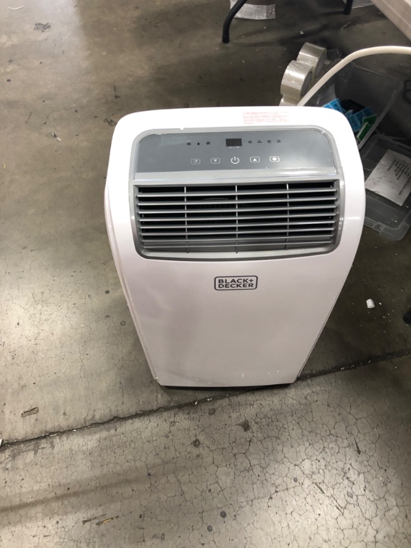 Photo 2 of ***PARTS ONLY*** BLACK+DECKER 10,000 BTU Portable Air Conditioner with Remote Control, White