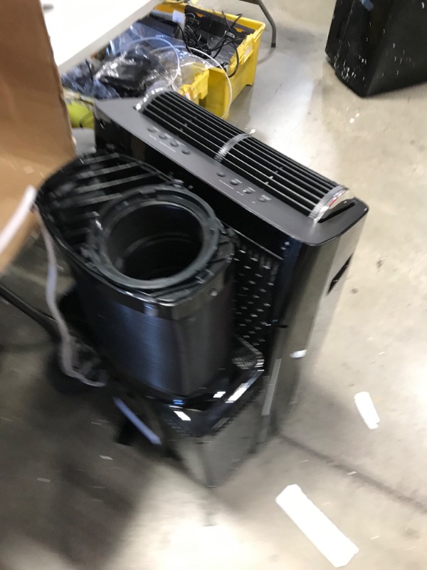 Photo 3 of PARTS ONLY COMPRESSOR DOES NOT WORK 
Midea Duo 12,000 BTU (10,000 BTU SACC) HE Inverter Ultra Quiet Portable Air Conditioner, Cools up to 450 Sq. Ft., Works with Alexa/Google Assistant, Includes Remote Control & Window Kit