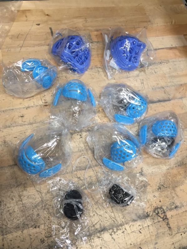 Photo 1 of ASSORTED BUNDLE of 2 Packs Biden 2020 3D Holder - 10 Pcs Each Pack & 6 Packs of Blue Durable Face Shield 