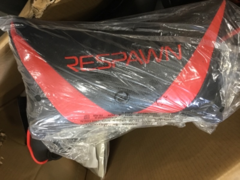 Photo 3 of RESPAWN Ergonomic & Lumbar Support Swivel Gaming Chair, Red
