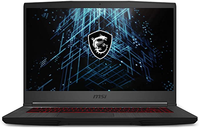 Photo 1 of MSI GF65 Gaming Laptop: 15.6" 144Hz FHD 1080p, Intel Core i7-10750H 6 Core, NVIDIA GeForce RTX 3060, 16GB, 512GB NVMe SSD, WiFi 6, Red Keyboard, Win 10, Black (10UE-047)