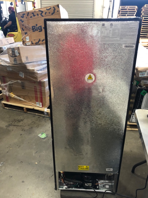 Photo 5 of PARTS ONLY DOES NOT GET COLD 
RCA RFR725 2 Door Apartment Size Refrigerator with Freezer, Stainless