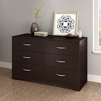 Photo 1 of ***MISSING HARDWARE/INSTRUCTIONS*** South Shore Step One 6-Drawer Double Dresser-Chocolate
Product Dimensions	19"D x 51.25"W x 31.25"H
