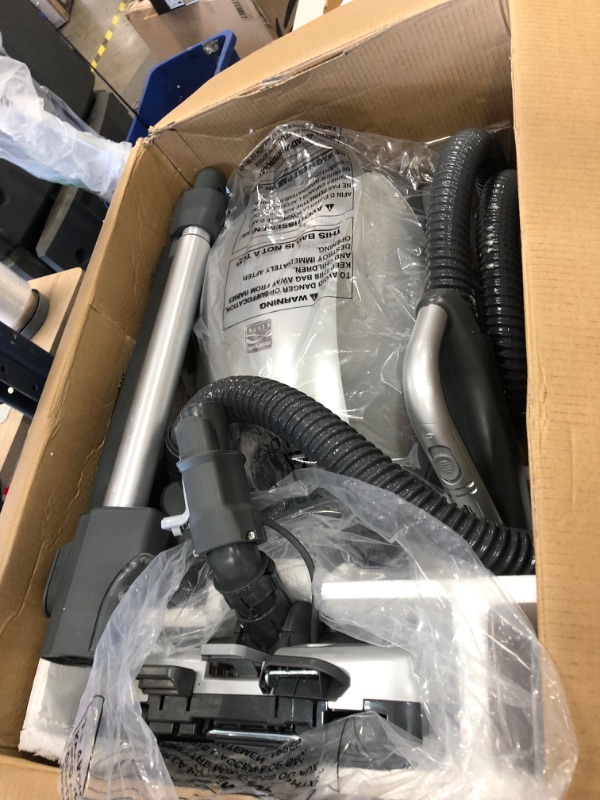 Photo 2 of Kenmore Elite 21814 Pet Friendly CrossOver Lightweight Bagged HEPA Canister Vacuum with Pet PowerMate, Extended Telescoping Wand, Retractable Cord, 2 Floor Nozzles, and 4 Cleaning Tools-Silver/Gray