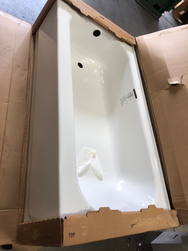 Photo 2 of 
Bootz Industries
Aloha 60 in. Left Drain Rectangular Alcove Soaking Bathtub in White