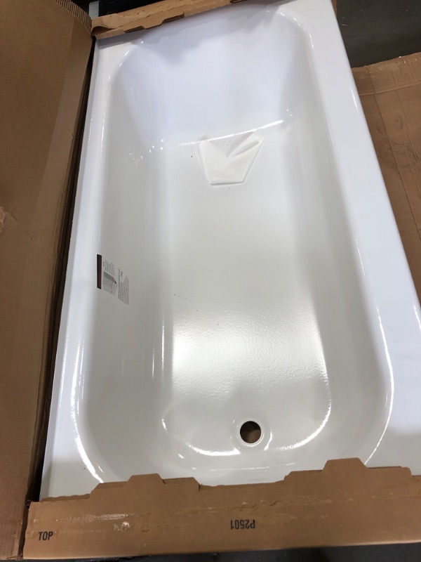 Photo 3 of 
Bootz Industries
Aloha 60 in. Left Drain Rectangular Alcove Soaking Bathtub in White