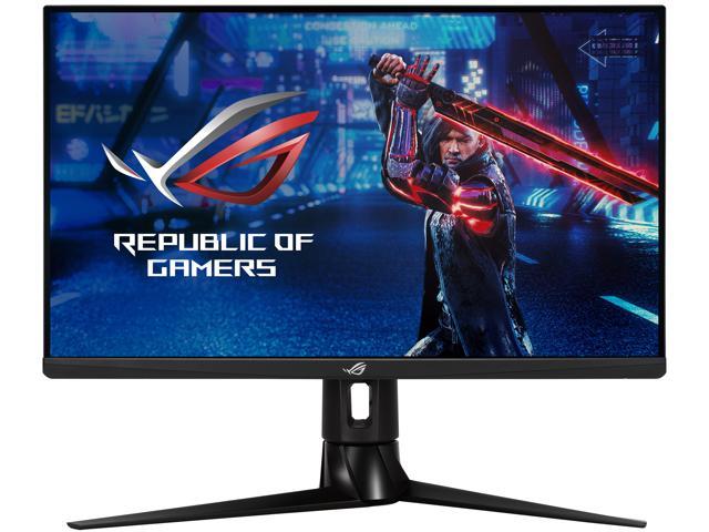 Photo 1 of ASUS ROG Strix 27” 1440P HDR Gaming Monitor (XG27AQ) - QHD (2560 x 1440), Fast IPS, 170Hz, 1ms, G-SYNC Compatible, Extreme Low Motion Blur Sync, Eye Care, HDMI DisplayPort USB 3.0 Hub, DisplayHDR 400
