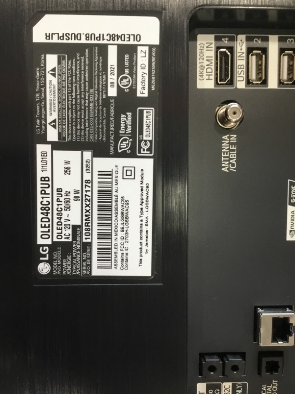 Photo 1 of LG - 48" Class C1 Series OLED 4K UHD Smart webOS TV
