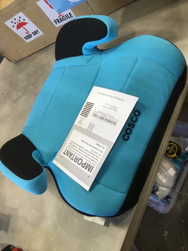 Photo 2 of Cosco Topside Backless Booster Car Seat, Solid Print Turquoise
