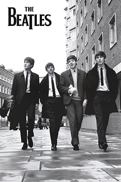 Photo 1 of (BROKEN FRAME) the Beatles in London poster 22.375" x 34" 