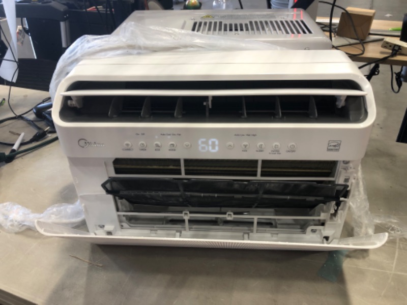 Photo 7 of (BROKEN FRONT PANEL/SCREEN) Midea 8,000 BTU U-Shaped Smart Inverter Window Air Conditioner