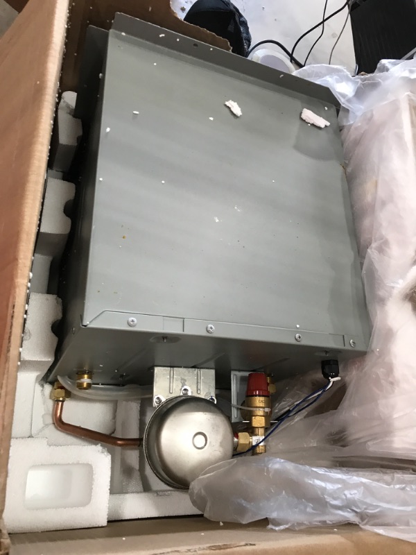 Photo 2 of ***UNTESTED***Furrion 2.4GPM Tankless RV Gas Water Heater with White 16.14” x 16.14” Door - FWH09A-1-A

