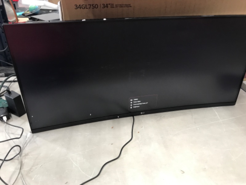 Photo 2 of LG 34GL750-B 34 Inch 21: 9 Ultragear Curved Wfhd (2560 X 1080) IPS 144Hz G-SYNC Compatible Gaming Monitor,Black
