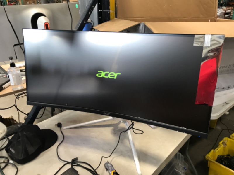 Photo 4 of Acer Gaming Monitor 37.5" Ultra Wide Curved XR382CQK bmijqphuzx 3840 x 1600 1ms Response Time AMD FREESYNC Technology (Display, HDMI & MHL Ports)
