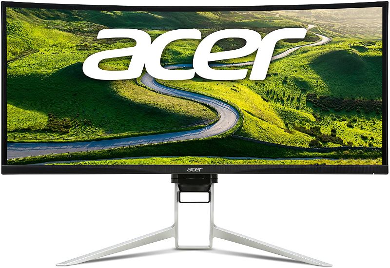 Photo 1 of Acer Gaming Monitor 37.5" Ultra Wide Curved XR382CQK bmijqphuzx 3840 x 1600 1ms Response Time AMD FREESYNC Technology (Display, HDMI & MHL Ports)
