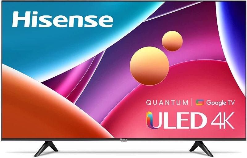 Photo 1 of Hisense ULED 4K Premium 50U6G1 Quantum Dot QLED Series 50-Inch Smart Google TV, Dolby Vision Atmos, Voice Remote, Compatible with Alexa (2022 Model)
