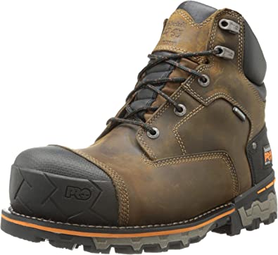 Photo 1 of Timberland PRO Men's 6" Boondock Soft-Toe Waterproof Industrial Work Boot
size 14W