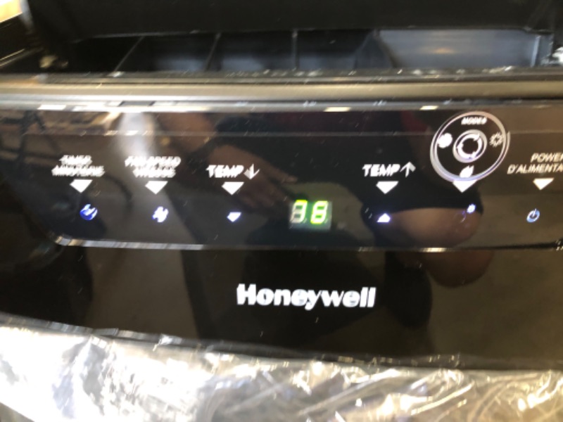 Photo 4 of Honeywell Classic Portable Air Conditioner w Dehumidifier & Fan, Cools Rooms Up to 700 Sq. Ft. w Drain Pan & Insulation Tape, MN4CFSBB0 (Black)