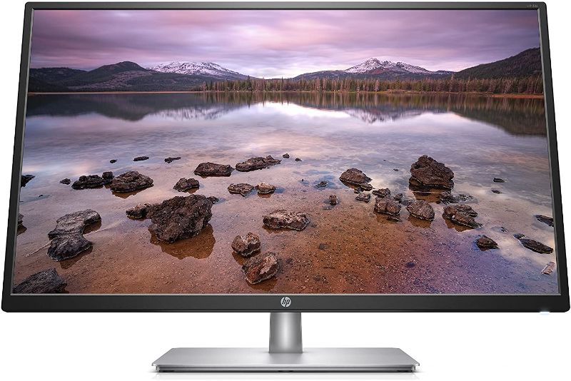 Photo 1 of HP FHD IPS Monitor with Tilt Adjustment and Anti-Glare Panel- 32-Inch, Black/Silver
