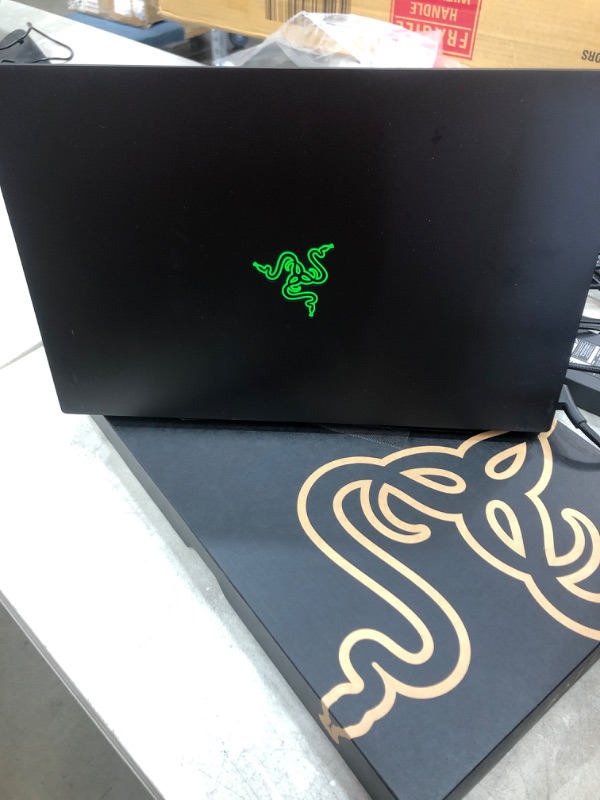 Photo 6 of Razer Blade 15 Base Gaming Laptop 2021: Intel Core i7-10750H 6 Core, NVIDIA GeForce RTX 3060, 15.6" FHD 1080p 144Hz, 16GB, 512GB SSD - CNC Aluminum - Chroma RGB Lighting - Thunderbolt 3
