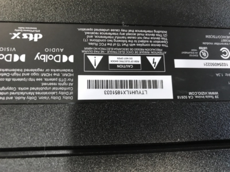 Photo 3 of VIZIO 58-Inch M-Series 4K QLED HDR Smart TV w/Voice Remote, Dolby Vision, HDR10+, Alexa Compatibility, M58Q7-J01, 2021 Model
