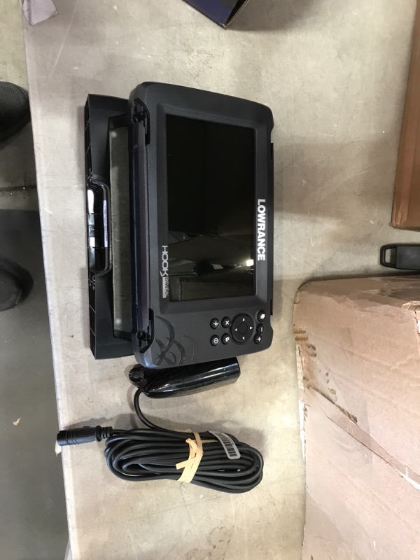 Photo 3 of Lowrance Hook Reveal 7 Inch Fish Finders with Transducer and C-MAP Preloaded Map Options
